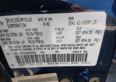 2003 Jeep Liberty Sport from USA, damaged, VIN 1J4GL48KX3W508359